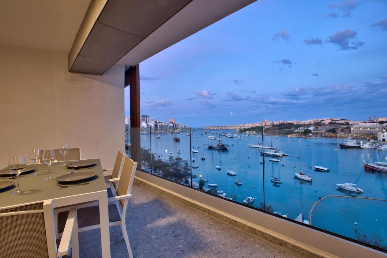 Sea Front Spacious Valletta Views Apartments Sliema Esterno foto